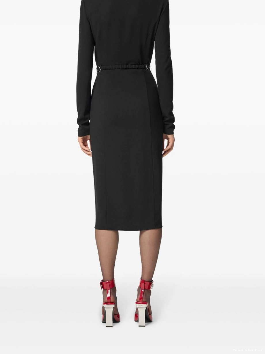 Cheap Women Versace dress midi pearl-detailing 0429